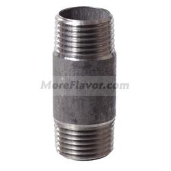 Stainless Nipple - 1/2