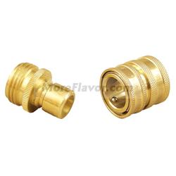 Brass Quick Disconnect Set