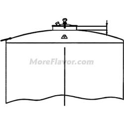 40cm Top Hatch for Sealed Speidel Tanks, Centered