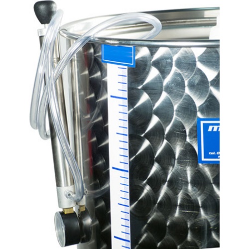 Marchisio Variable Volume Tank | Flat Bottom | Stainless Steel | Marbled Finish | 500L