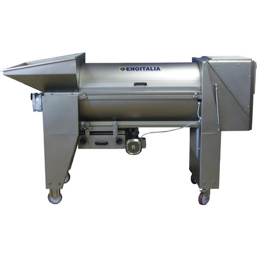 EnoItalia Jolly 100 Reverse Crusher Destemmer | Electronic Speed Control | Automatic Cleaning System | Stainless Steel | 13 tons/h | 220V 3 Phase