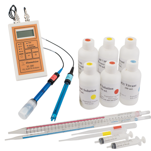 thumbnail image 2 of Vinmetrica SO2 Reagent Kit - Sulfur Dioxide Testing Reagents For Wine Making 2 of 6