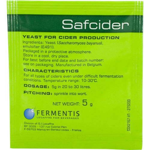 Fermentis | SafCider™ AB-1 | Dry Cider Yeast
