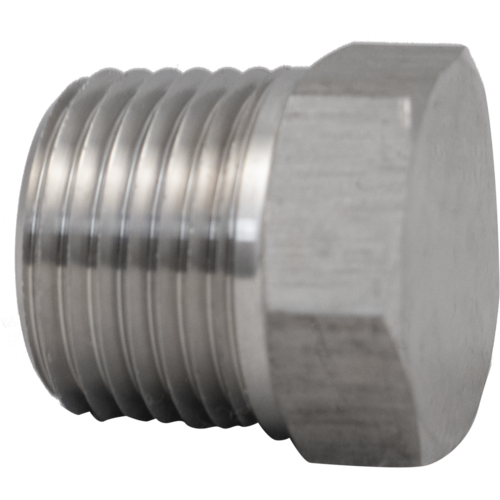 Stainless Plug - 1/2 in. MPT - Solid