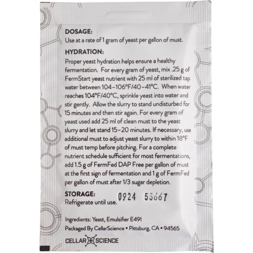 CellarScience® BOUQUET Dry Wine Yeast | Premium Wine Yeast