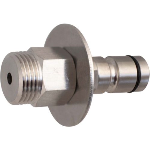 Connecteur Keg Bière Transparent - Ball Lock Disconnect - Acier Inoxydable - Anti-retour - Brassage Maison