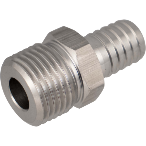 Stainless Barb - 1/2 in. x 1/2 in. Male BSP