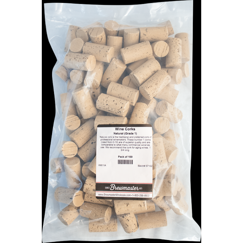 Natural Wine Corks | Premium Grade 1 | Molinas MP 1N  | #9 x 1.75
