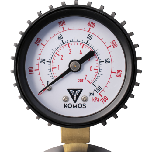 KOMOS® Premium Dual Gauge CO2 Regulator | 0–60 PSI