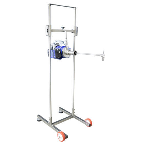 EnoItalia Wine Tank Mixer | Variable Speed | Stainless Steel Mixing Rod & Cart | 1 HP | 1400 RPM | 220V Single Phase