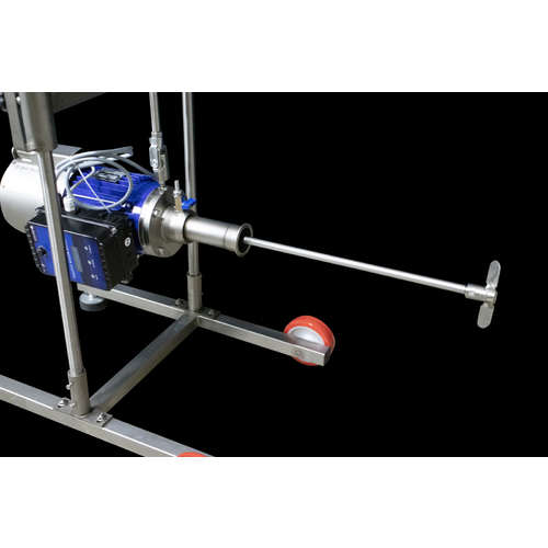 EnoItalia Wine Tank Mixer | Variable Speed | Stainless Steel Mixing Rod & Cart | 1 HP | 1400 RPM | 220V Single Phase