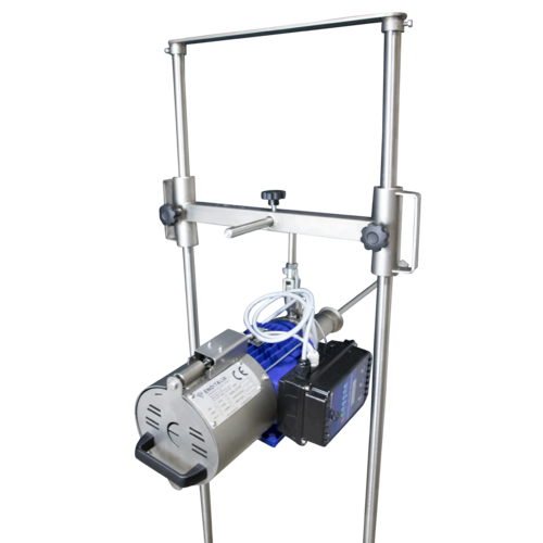 EnoItalia Wine Tank Mixer | Variable Speed | Stainless Steel Mixing Rod & Cart | 1 HP | 1400 RPM | 220V Single Phase