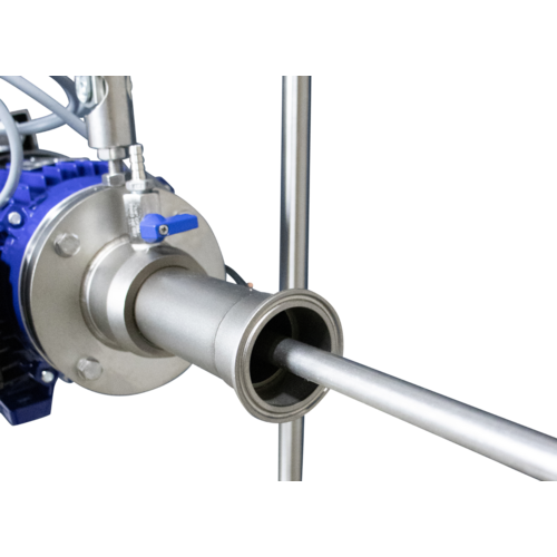 EnoItalia Wine Tank Mixer | Variable Speed | Stainless Steel Mixing Rod & Cart | 1 HP | 1400 RPM | 220V Single Phase