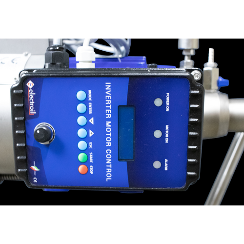 EnoItalia Wine Tank Mixer | Variable Speed | Stainless Steel Mixing Rod & Cart | 1 HP | 1400 RPM | 220V Single Phase