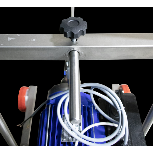 EnoItalia Wine Tank Mixer | Variable Speed | Stainless Steel Mixing Rod & Cart | 1 HP | 1400 RPM | 220V Single Phase