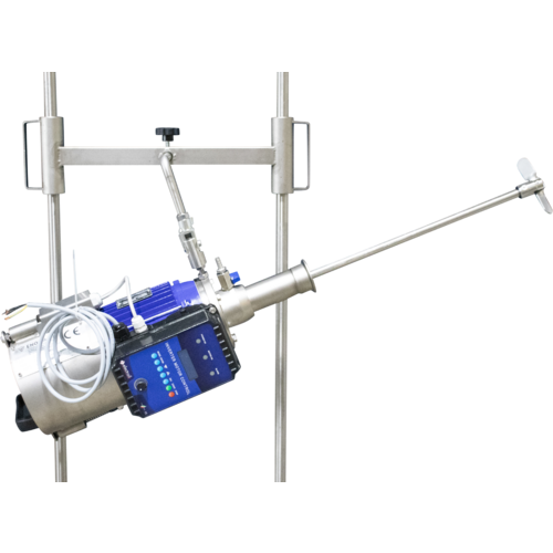 EnoItalia Wine Tank Mixer | Injection Pump | Variable Speed | Stainless Steel Mixing Rod & Cart | 1 HP | 1400 RPM | 220V Single Phase