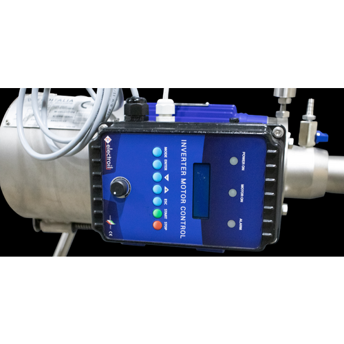 EnoItalia Wine Tank Mixer | Injection Pump | Variable Speed | Stainless Steel Mixing Rod & Cart | 1 HP | 1400 RPM | 220V Single Phase