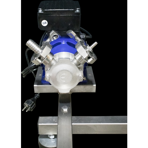 EnoItalia Wine Tank Mixer | Injection Pump | Variable Speed | Stainless Steel Mixing Rod & Cart | 1 HP | 1400 RPM | 220V Single Phase