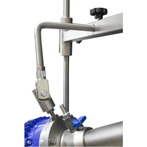 EnoItalia Wine Tank Mixer | Injection Pump | Variable Speed | Stainless Steel Mixing Rod & Cart | 1 HP | 1400 RPM | 220V Single Phase