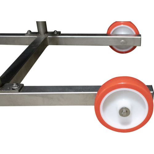 EnoItalia Wine Tank Mixer | Injection Pump | Variable Speed | Stainless Steel Mixing Rod & Cart | 1 HP | 1400 RPM | 220V Single Phase