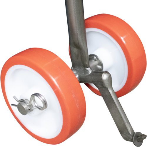 EnoItalia Wine Tank Mixer | Injection Pump | Variable Speed | Stainless Steel Mixing Rod & Cart | 1 HP | 1400 RPM | 220V Single Phase