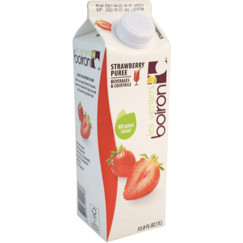 Boiron Strawberry Fruit Puree | 100% Fruit | Shelf Stable | 33 oz