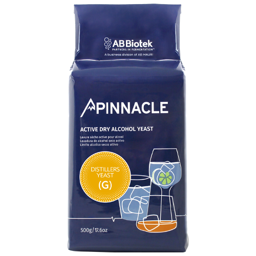 Pinnacle G Active Dry Distillers Yeast Glucose High Alcohol 500 g