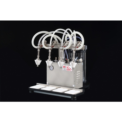 ILTEC Ultrafiller 4 Pomodoro | Tomato Sauce | Vacuum Bottle Filler | 4 Spout | Pneumatic