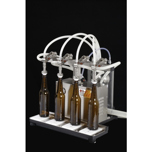 ILTEC Ultrafiller 4 | Vacuum Bottle Filler | 4 Spout | Pneumatic