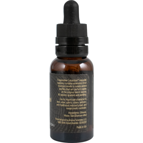 Aroma Sciences | American Bourbon Barrel Liquid Extract | Double Concentrated | Natural Evaporated Oak Extract