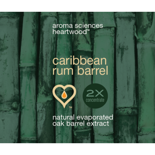 Aroma Sciences | Caribbean Rum Barrel Liquid Extract | Double Concentrated | Natural Evaporated Oak Extract