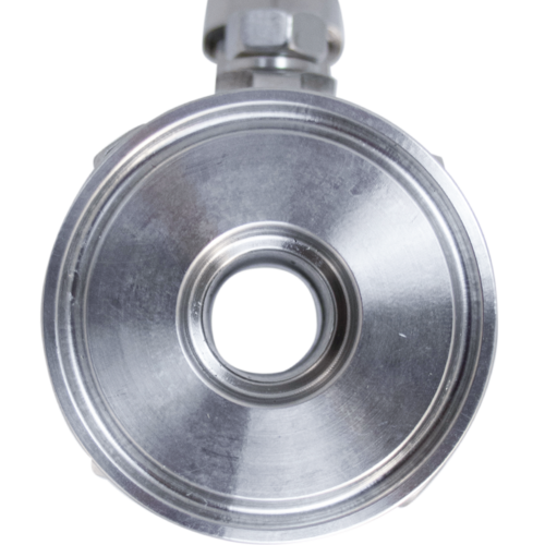 3 Piece Stainless Ball Valve - 1.5 in. T.C. x 1/2 in. NPT