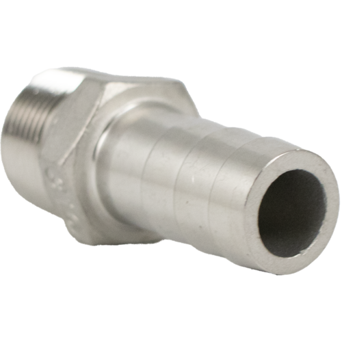 Stainless - 3/4 in mpt x 3/4 in Barb