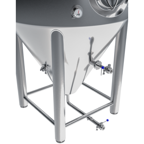MB® 7 bbl Conical Unitank Fermenter | T.C. Sanitary Ports | All Fittings Included | Carbonation Stone | Passivated Ready to Use | American Engineered | Ships from USA