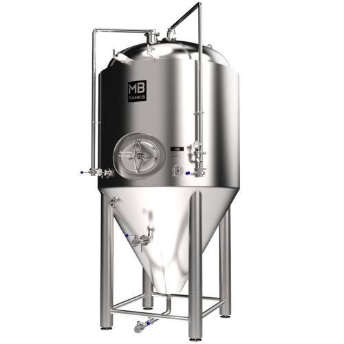 MB® 60 bbl Conical Unitank Fermenter | T.C. Sanitary Ports | All Fittings Included | Carbonation Stone | Passivated Ready to Use | American Engineered | Made to Order