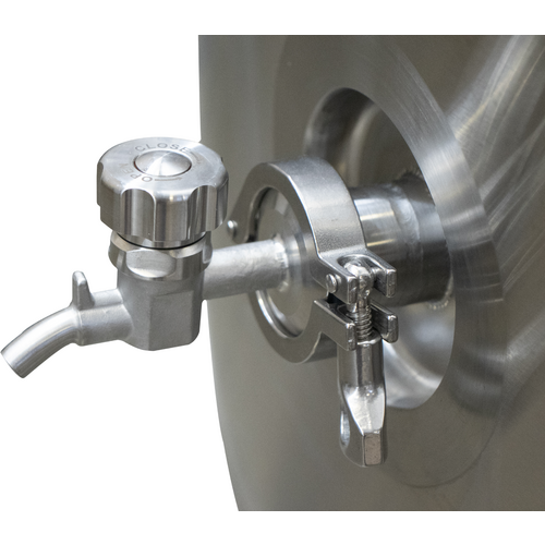MB® 7 bbl Brite Tank | T.C. Sanitary Ports | All Fittings Included | Carbonation Stone | Passivated Ready to Use | American Engineered | Ships from USA
