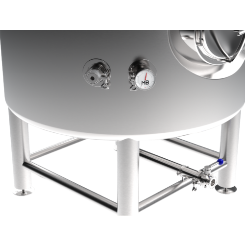 MB® 20 bbl Brite Tank | T.C. Sanitary Ports | All Fittings Included | Carbonation Stone | Passivated Ready to Use | American Engineered | Ships from USA