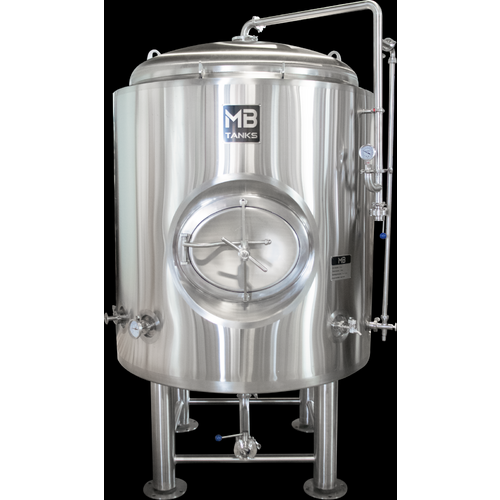MB® 40 bbl Brite Tank | T.C. Sanitary Ports | All Fittings Included | Carbonation Stone | Passivated Ready to Use | American Engineered | Made to Order