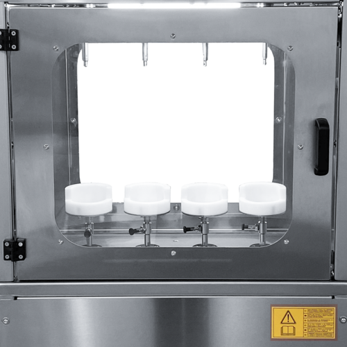EnoItalia Sparkling Wine Bottle Filler | Carbonated Beverage Filler | Semiautomatic Isobaric Filling Machine | 4 Spout | 220V, Single Phase