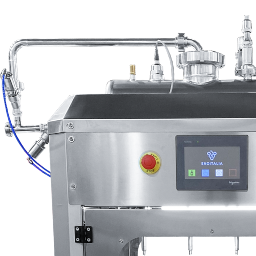 EnoItalia Sparkling Wine Bottle Filler | Carbonated Beverage Filler | Semiautomatic Isobaric Filling Machine | 4 Spout | 220V, Single Phase