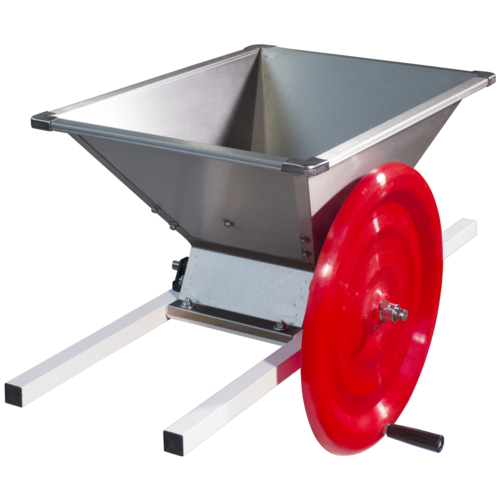 EnoItalia Manual Apple Crusher | Stainless Steel Hopper | Aluminum Rollers