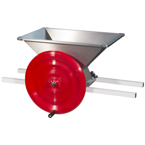 EnoItalia Manual Apple Crusher | Stainless Steel Hopper | Aluminum Rollers