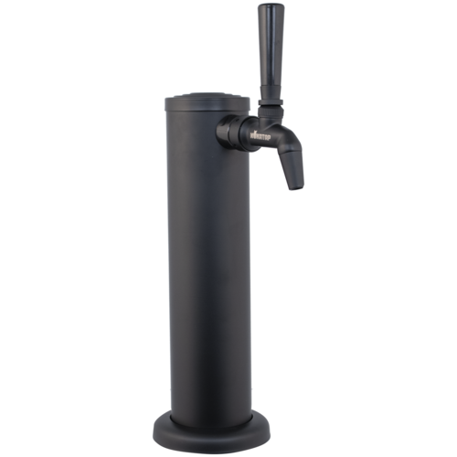KOMOS® Matte Black Draft Tower With NukaTap® Faucets (w/ Duotight Fittings)