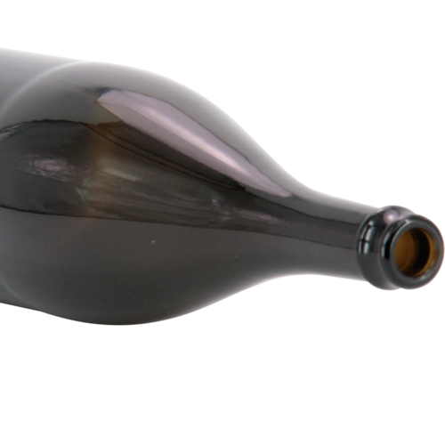 Farro Glass | Premium Wine Bottles | Large Format Magnum Wine Bottle | Champagne | Dark Green | 1.5L | Case of 6
