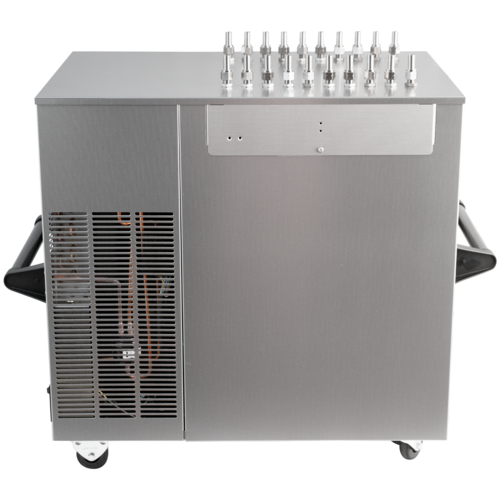 MB® MiniChilly | Multi-Tank Glycol Chiller | Bulkhead Sets for 10 Fermenters | Digital Temp Control | Rolling Casters | Stainless Steel Enclosure | 1.2 HP