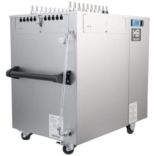 MB® MiniChilly | Multi-Tank Glycol Chiller | Bulkhead Sets for 10 Fermenters | Digital Temp Control | Rolling Casters | Stainless Steel Enclosure | 1.2 HP