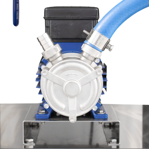 EnoItalia Wine Plate Filter | 20x20 | 10 Plate | Stainless Rolling Cart | 280L/h | 220V Single Phase