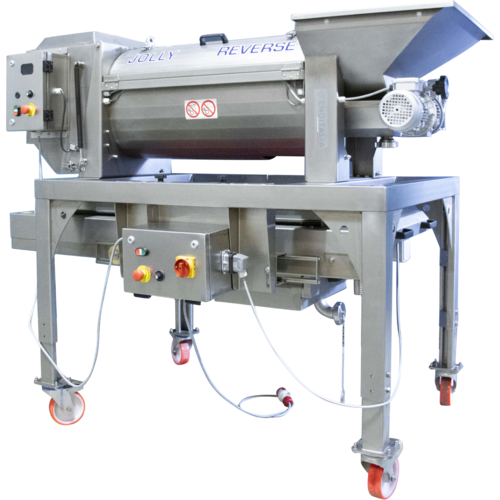 EnoItalia Jolly 60 Reverse Crush Pad | Auto Sorting | Variable Speed | Stainless Steel | 6 tons/h | 230V 3 Phase