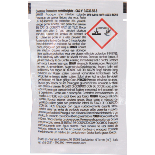 Enartis Effergran Dose 5 | Sulfite | 5 G active SO2 sachets | Box of 25
